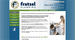 Desktop Screenshot of fratzelplumbing.com